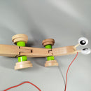 Holzspielzeug Set - Klopfkästen, Nachziehschnecke, Klang-Memo-Spiel