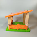  Bauernhof-Spielset aus Holz - Set mit Tieren