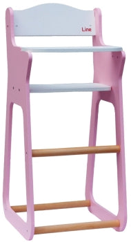 MOOVER - LINE dolls high chair (light pink)