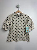 PUFFÄRMEL T-SHIRT PUNKTE • 152 • LMTD