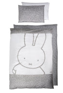 Kinderbettgarnitur 'miffy®', 4-tlg, Bettset mit Bettwäsche 100 x 135 cm, Nestchen & Himmel
