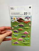 Paper Poetry • Puffy Sticker • Dinosaurier