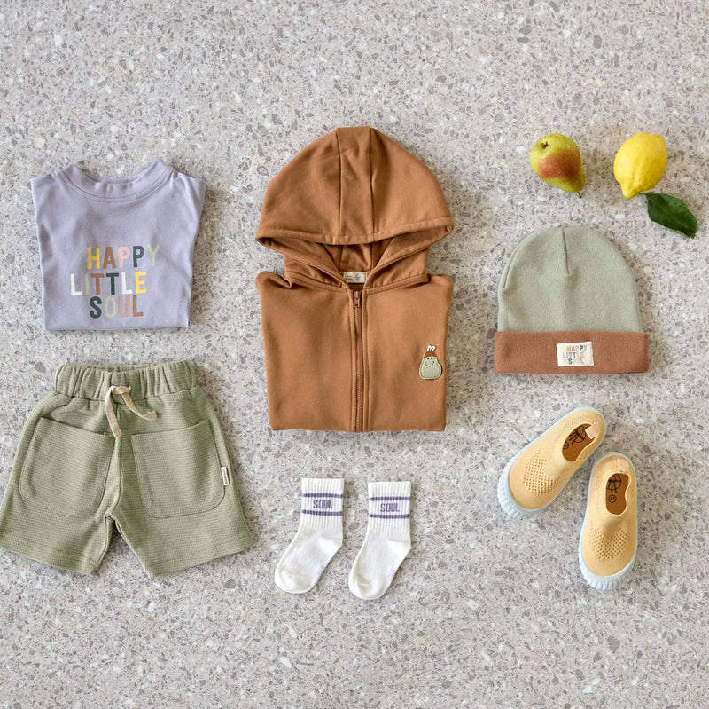 LÄSSIG Kinder T-Shirt - Bio Baumwolle, Little Gang, lila