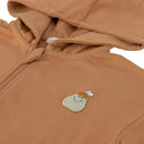 Lässig Sweatjacke, caramel