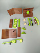 Playmobil Bundle – Spirit Pferdestall 70118, Freizeitpark, Wildtiere