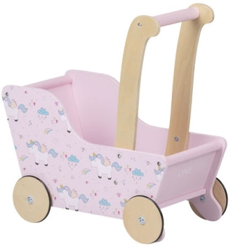 MOOVER - LINE Unicorn Doll's Pram WITHOUT Bedding &amp; Doll