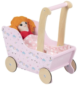 MOOVER - LINE Unicorn Doll's Pram WITHOUT Bedding &amp; Doll