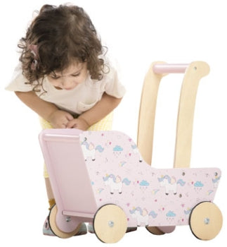 MOOVER - LINE Unicorn Doll's Pram WITHOUT Bedding &amp; Doll