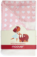 MOOVER - Doll's pram bedding 5-piece LARGE (pink)