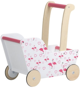 MOOVER - LINE Flamingo Doll's Pram WITHOUT Bedding &amp; Doll