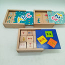 Bundle Montessori ABC Zahlen Set von 3 Holzboxen