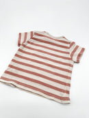 Gestreiftes T-Shirt mit Print – Gr. 62 (Topomini)