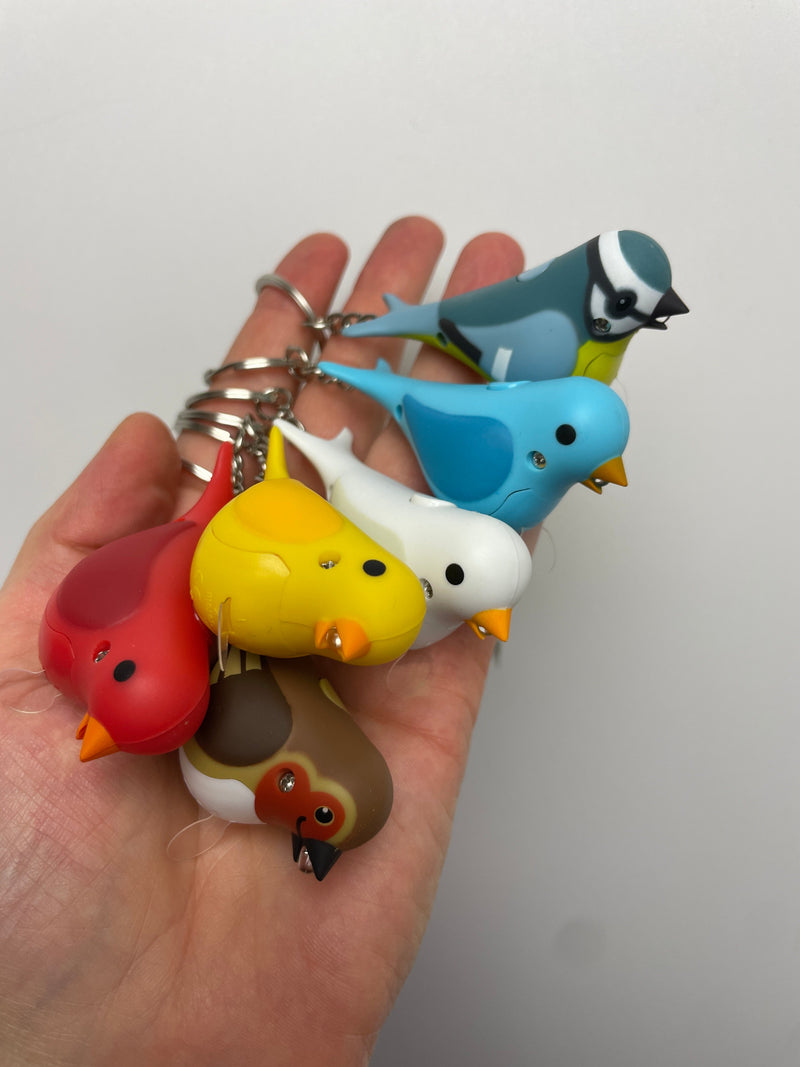 Leuchtende Zwitschervögel