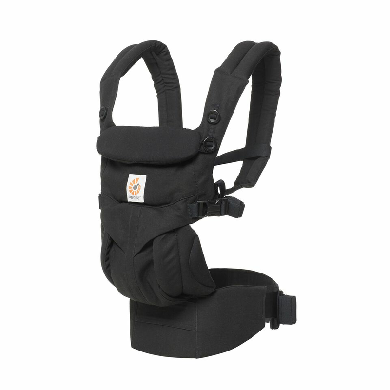 ERGObaby Omni 360 Pure Black Babytrage Bauchtrage Trage Baby-Trage Bauch-Trage