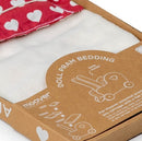 MOOVER - Universial Puppenwagen Bettwäsche (rot)