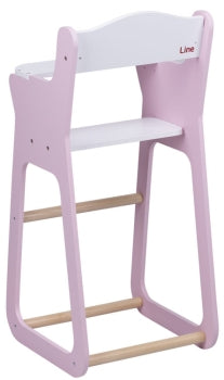 MOOVER - LINE dolls high chair (light pink)