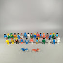 Bundle Playmobil Set von 28 Figuren & 2 Fahrrädern