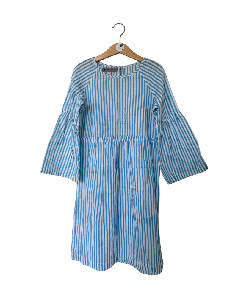 DieGisela | Sommerkleid | Blaue Streifen