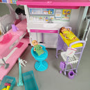 Mattel Barbie Krankenwagen-Spielset mit Zubehör