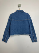 Crop Jeansjacke • 128 • h&m