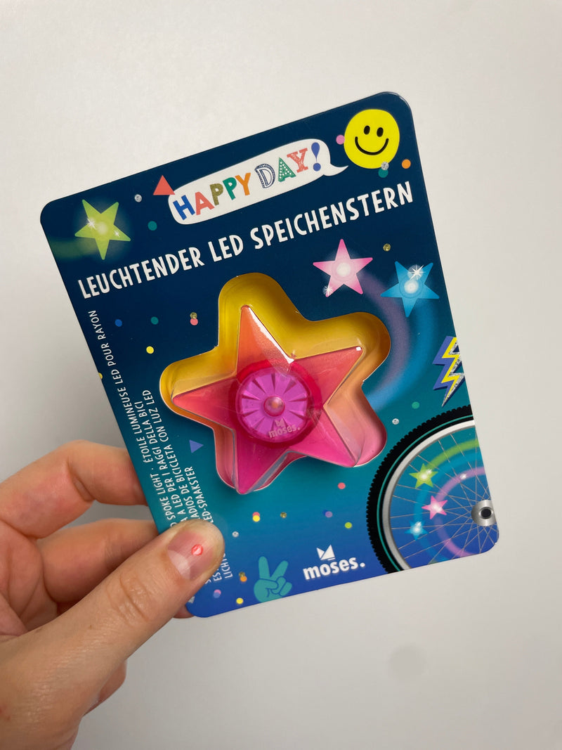 Happy Day • Leuchtender LED Speichenstern