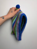 Schlupfmütze • Stripes & Bommel • handmade by fUXvintage