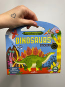 Glänzendes Stickerbuch mit Dinosauriern