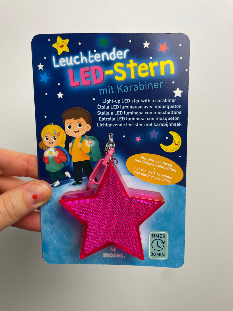 LED-Stern mit Karabiner