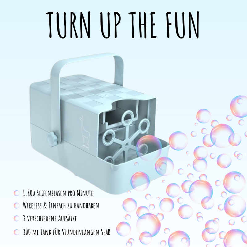 LALARMA – SEIFENBLASENMASCHINE (BLUE)