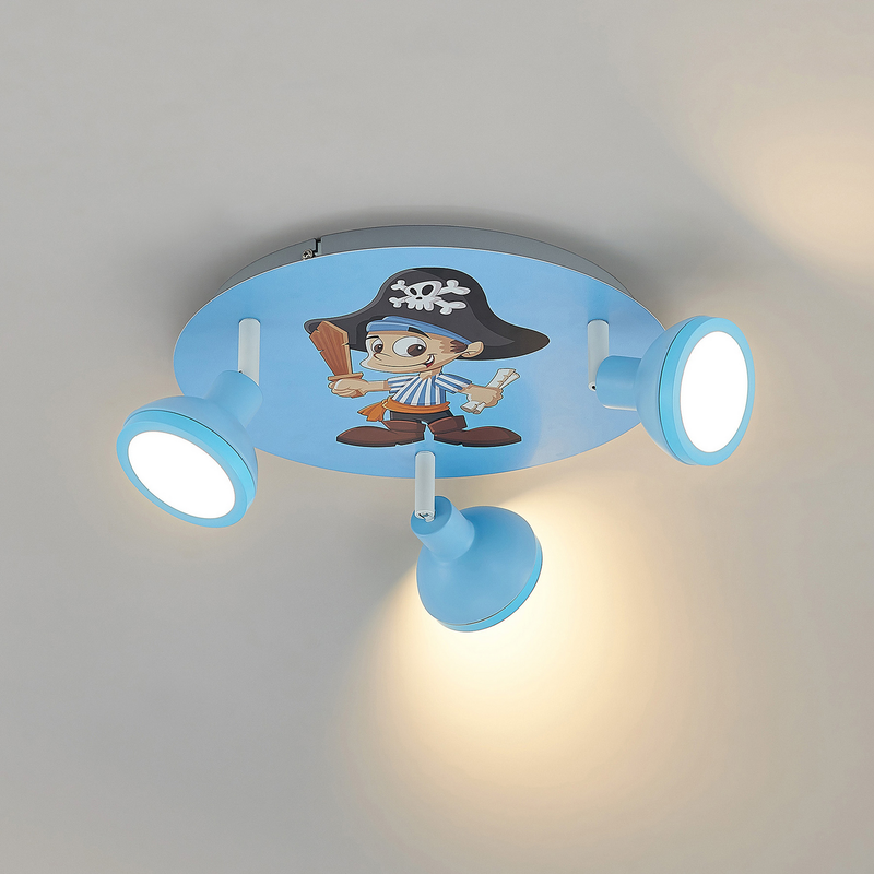 Lindby Roxas Kinderzimmer Deckenlampe Deckenleuchte Licht Lampe Leuchte Pirat