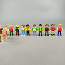 Bundle Playmobil Set von 17 Figuren & Pferd, gebraucht, ab 3 Jahre 