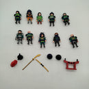 Playmobil Bundle Ninja & Samurai 10 Figuren mit Zubehör