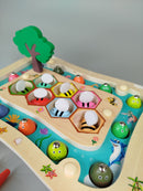 Uping Holzspielzeug-Set - Bienen und Fische