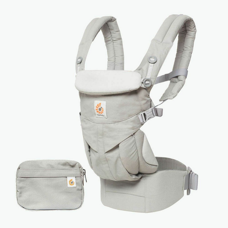 ERGObaby Alleskönner Omni 360-Babytrage Pearl Grey Bauchtragen Babytrage Trage