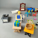 Playmobil Bundle Set von 21 Figuren, Möbel & Tiere