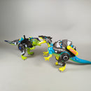 Playmobil Dino Rise Set von 2 Dinosaurier-Figuren mit Rüstung & Reitern