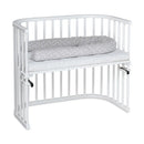 B-Ware Babybay Beistellbett Kinderbett Babybett Maxi Liegefläche Weiß Buchenholz Bett