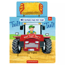 Kindergartenbücher Bücher Spielen & Lernen Schieb mal, hör mal!: Tut! Tut! Wer hupt hier? Coppenrath Front Image Open Box