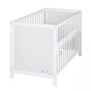 B-Ware Roba Kinderbett Babybett Hamburg Beistellbett Weiß Holz Lattenrost Kinderbett