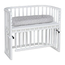 B-Ware Babybay Beistellbett Kinderbett Maxi Comfort Plus Weiß Großes Liegefläche Twins