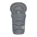 B-Ware Odenwälder Fußsack Nest Baby Daunenfußsack Kinderwagen Winter Stone Grau 98 Cm