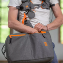 B-Ware Mini Meis Rucksack Tasche G4 Grau Schultertrage Kompatibel Kinder Eltern Backpack