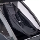 Croozer Babysitz Climatex Sitz Babyschale Fahrradanhänger Neugeborene Grau B-Ware - 2000580106503