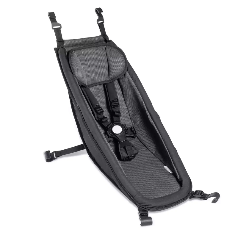 Croozer Babysitz Climatex Sitz Babyschale Fahrradanhänger Neugeborene Grau B-Ware - 2000580106503