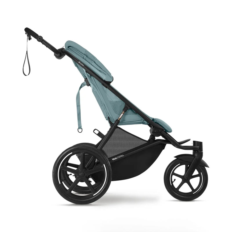B-Ware Cybex Avi Spin Kinderwagen Buggy Kinderwagen Stormy Blue Sonnenverdeck Sportlich