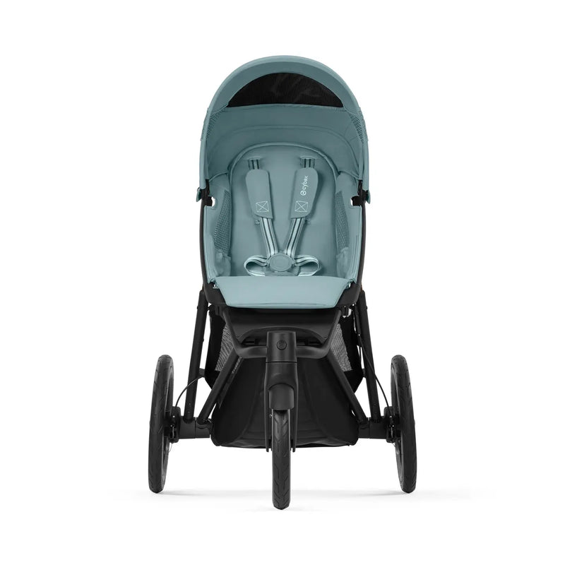 B-Ware Cybex Avi Spin Kinderwagen Buggy Kinderwagen Stormy Blue Sonnenverdeck Sportlich