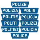 B-Ware Big Kinderauto Bobby Car Rutschfahrzeug Polizei Fahrzeug Classic Blau Spielzeug