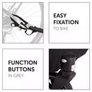 B-Ware Hauck Fahrradanhänger Buggy Kinderwagen Dryk Duo Rosa Multifunktional Komfort