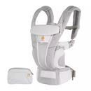 Ergobaby Omni Breeze Pearl Grey Babytrage vom Neugeborenen bis zum Kleinkind (ca. 3,2 - 20,4 kg)