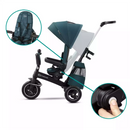 B-Ware Kinderkraft Dreirad Kinderfahrrad Easytwist Grün Rucksackbeutel Getränkehalter